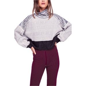 New Free people At the Lodge Turtleneck Pullover